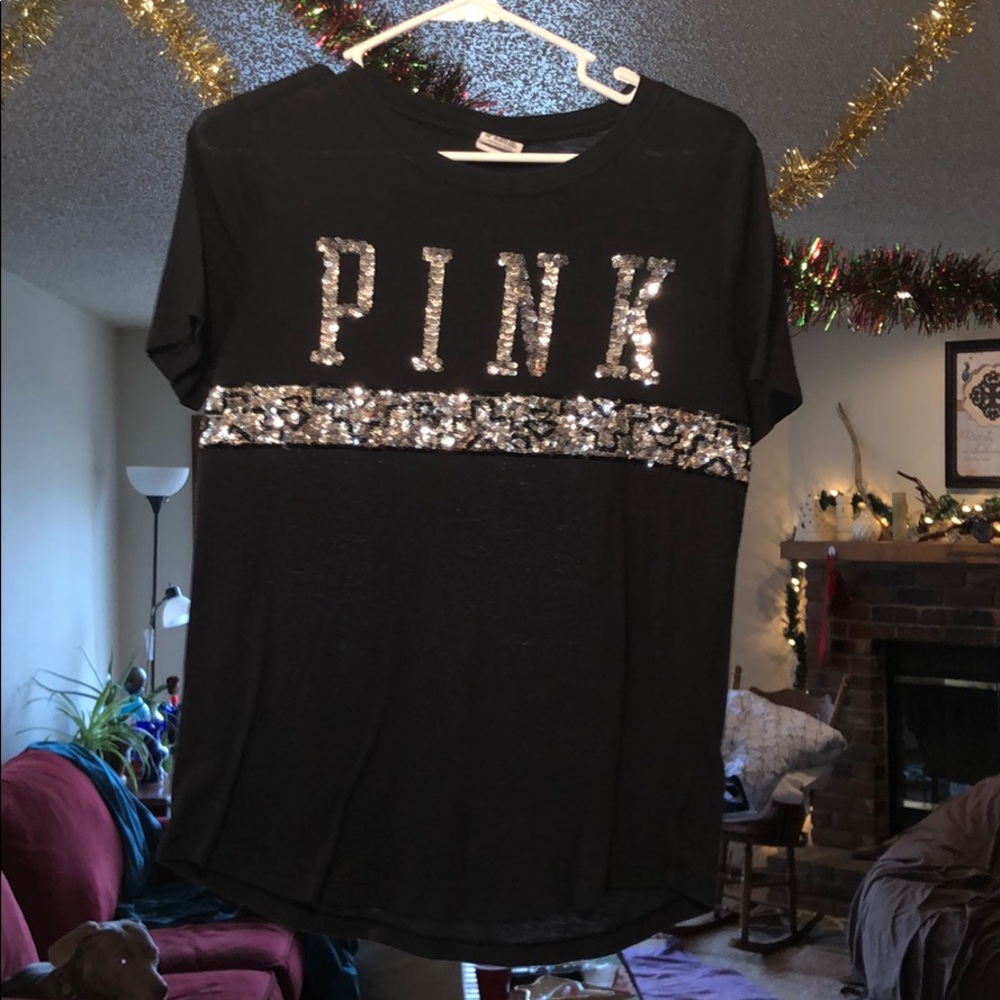 Victoria’s Secret pink T-shirt